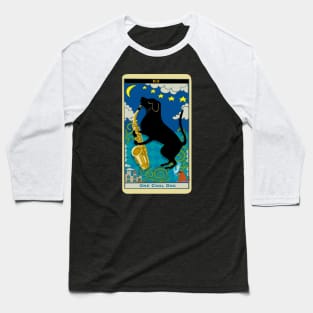 One Cool Dog Tarot Card Baseball T-Shirt